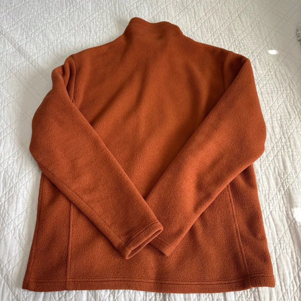 Men’s REI Orange Full-Zip Fleece Jacket - Picture 2 of 4